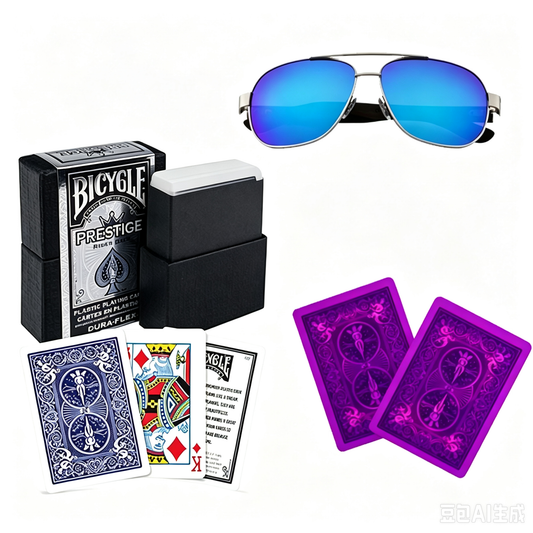 Tarjetas marcadas de plástico Bicycle Prestige