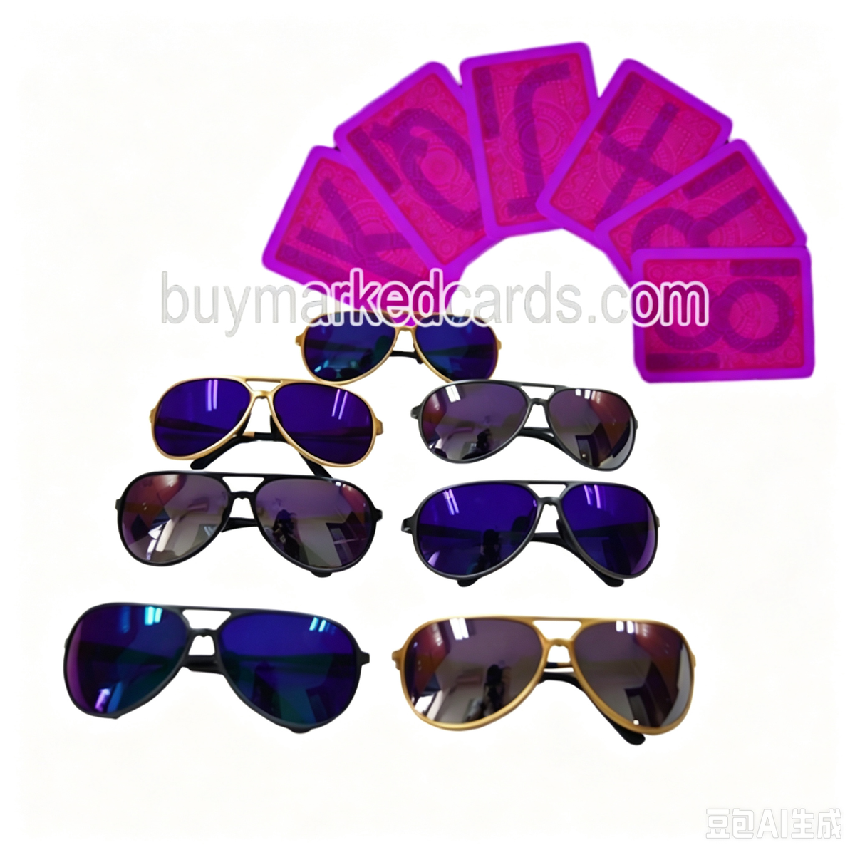 Gafas de sol luminosas de moda