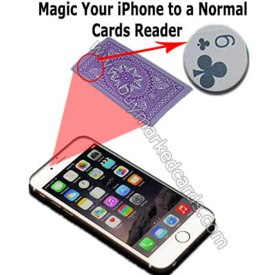 Lector de naipes normal para iPhone